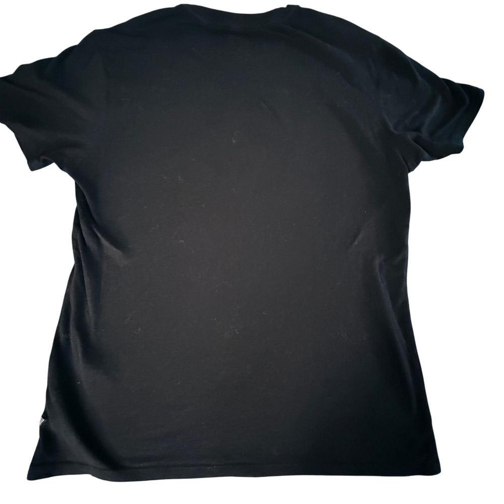 GUESS T-Shirt Medium Black Graphic Print Crew Neck Short Sleeve Menswear - Picture 8 of 8